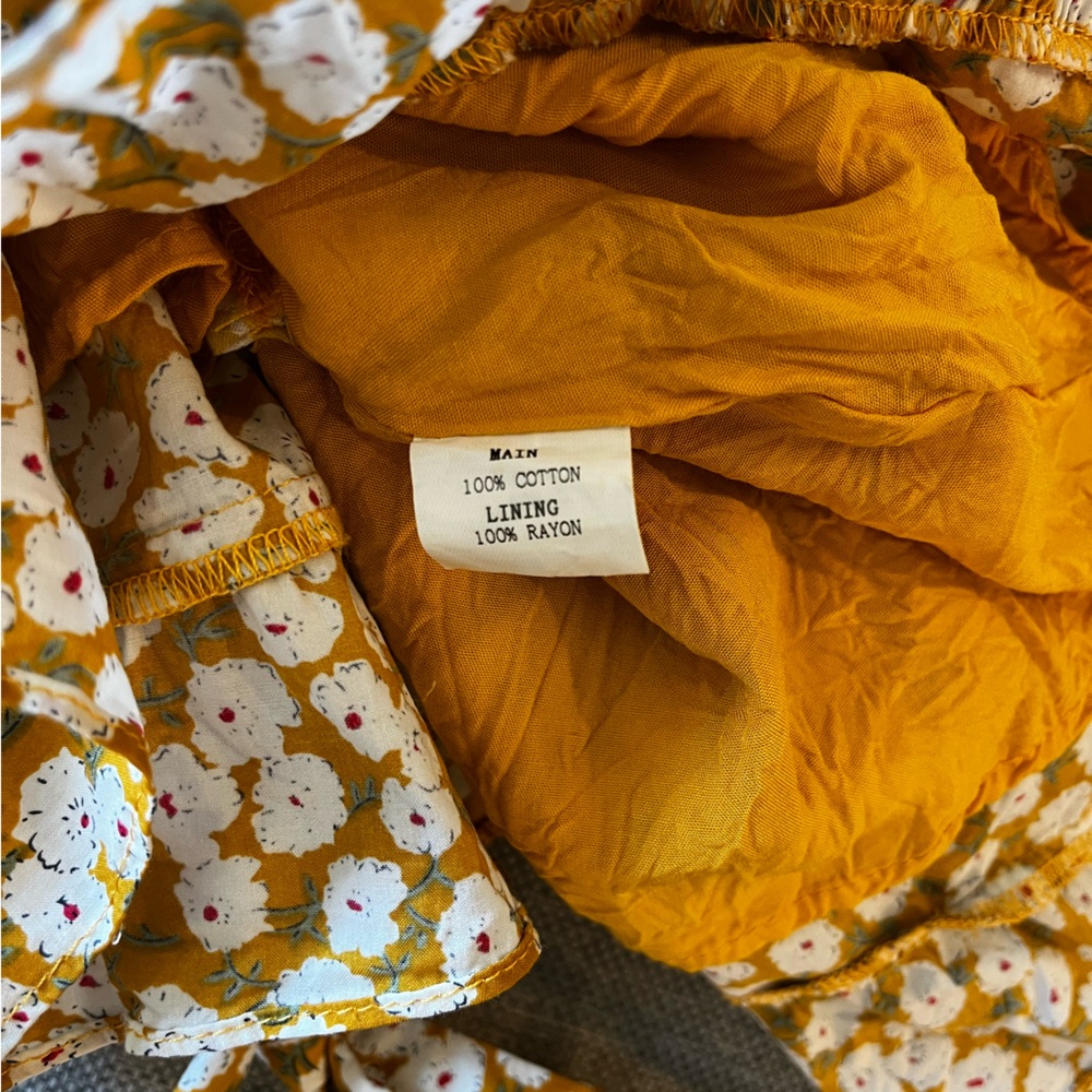 Princess Polly Yellow Flower Mini Dress so cute for summer! - Picture 5 of 5